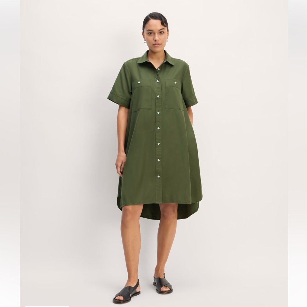 EVERLANE Shirt Dress White